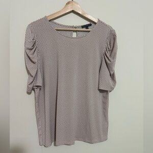 EUC: Adrianna Papell polka dot